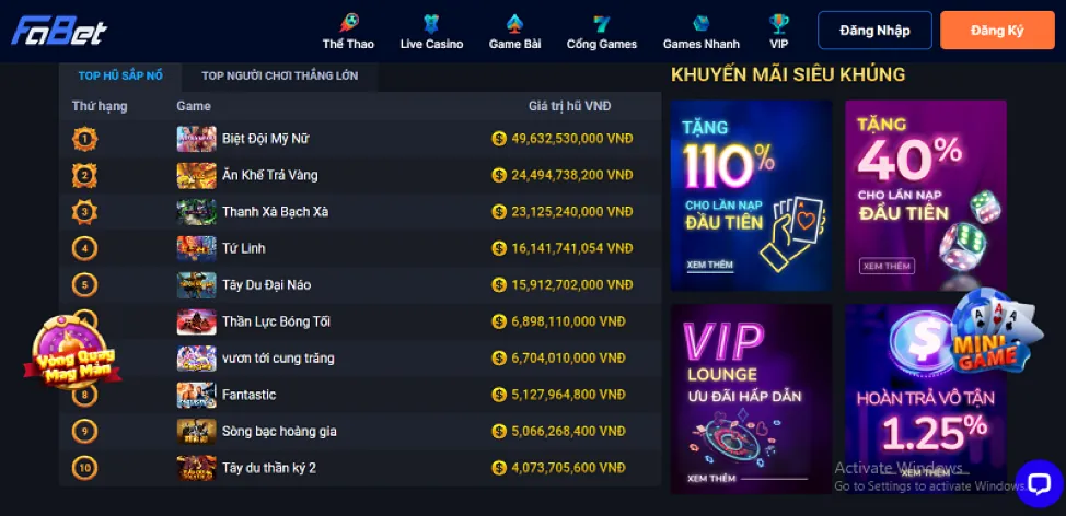 Cấp độ VIP Bạch Kim banca29 đá gà